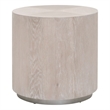 Home Square District Wood Large End Table in Natural Gray - Set of 2