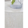 Home Square District Wood Large End Table in Natural Gray - Set of 2