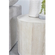 Home Square District Wood Large End Table in Natural Gray - Set of 2