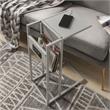 Home Square 2 USB Charging Ports End Tables in Gray - Set of 2