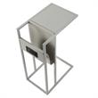 Home Square 2 USB Charging Ports End Tables in Gray - Set of 2