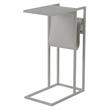 Home Square 2 USB Charging Ports End Tables in Gray - Set of 2