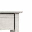 Home Square Wood End Table with Storage in Linen White Oak - Set of 2