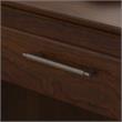 Home Square Wood End Table with Storage in Bing Cherry - Set of 2
