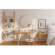Home Square Modern 2 Drawer Side Table in Oak and White - Set of 2