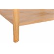 Home Square Modern Square Side Table in Oak and White - Set of 2