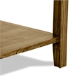Home Square Traditional Wood End Table in Dark Brown Finish - Set of 2