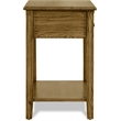 Home Square Traditional Wood End Table in Dark Brown Finish - Set of 2