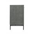 Home Square Ascher Bedside Table in Nantucket Gray - Set of 2