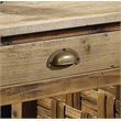 Home Square Durable Pine Wood End Table in Natural - Set of 2