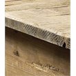 Home Square Durable Pine Wood End Table in Natural - Set of 2