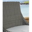Home Square Wicker Patio Barstool in Kubu Gray Finish - Set of 2