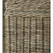 Home Square Wicker End Table Trunk in Kubu Gray Finish - Set of 2