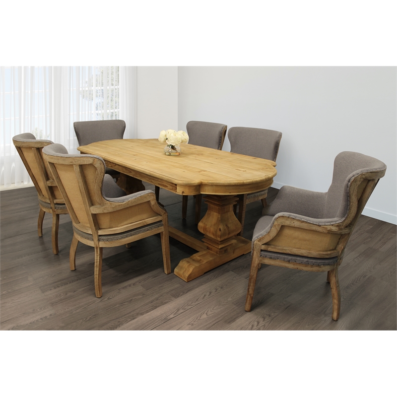 Manhattan Beach 7-Piece Dining Set with 84