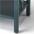 Home Square Modern Solid Wood End Table in Teal Finish - Set of 2