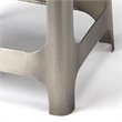 Home Square Iron and Leather Counter Stool in Brown - Set of 2