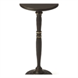 Home Square Solid Aluminum Metal End Table in Black - Set of 2