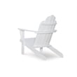 Home Square 3-Piece Set with Outdoor Side Table and 2 Chairs in White