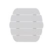 Home Square 3-Piece Set with Outdoor Side Table and 2 Chairs in White