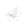 Home Square 3-Piece Set with Outdoor Side Table and 2 Chairs in White