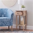 Home Square Wood Accent Starfish Coastal Side Table in Natural - Set of 2