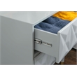 Home Square 4-Piece Set with 2 Nightstands & Dresser & 5 Drawer Chest