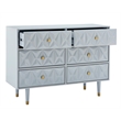 Home Square 4-Piece Set with 2 Nightstands & Dresser & 5 Drawer Chest