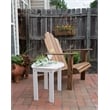 Home Square 5-Piece Set with Side Table & 2 Chairs & 2 Ottoman
