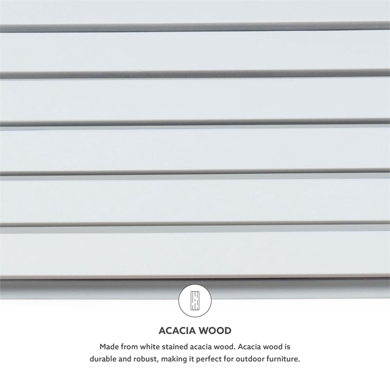 Home Square 5-Piece Set with Side Table & 2 Chairs & 2 Ottoman