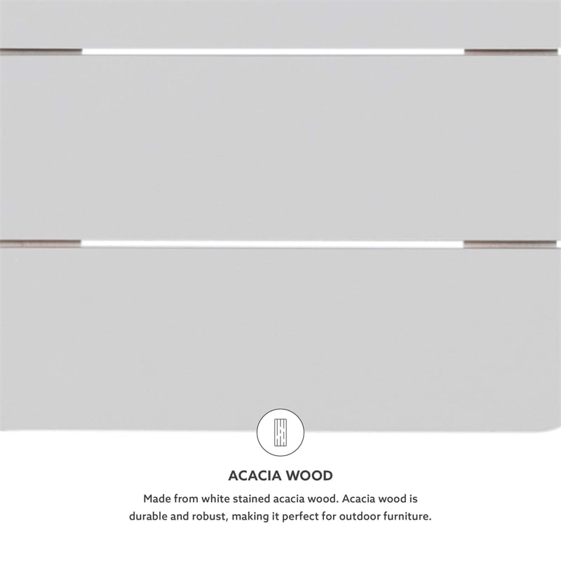 Home Square 5-Piece Set with Side Table & 2 Chairs & 2 Ottoman