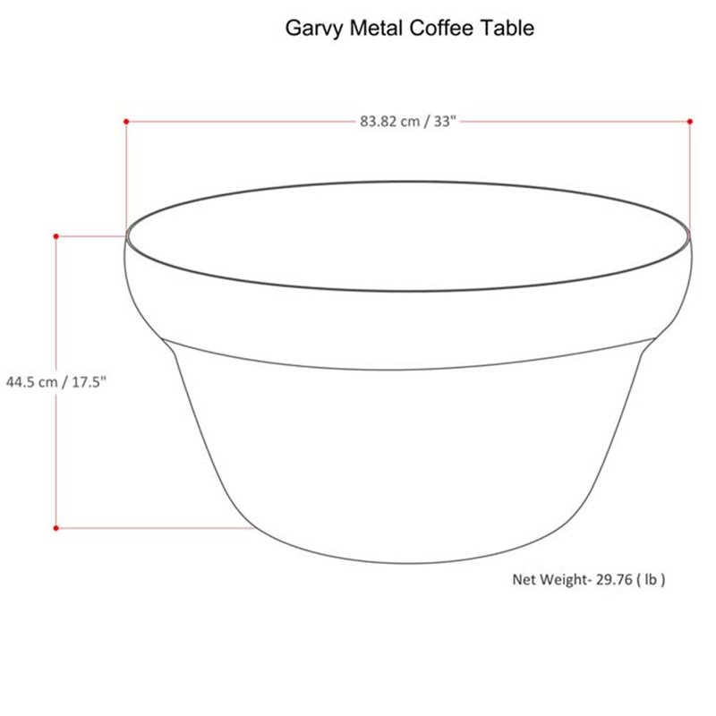 Home Square 2-Piece Set with Coffee Table and Side Table in Rustic Bronze