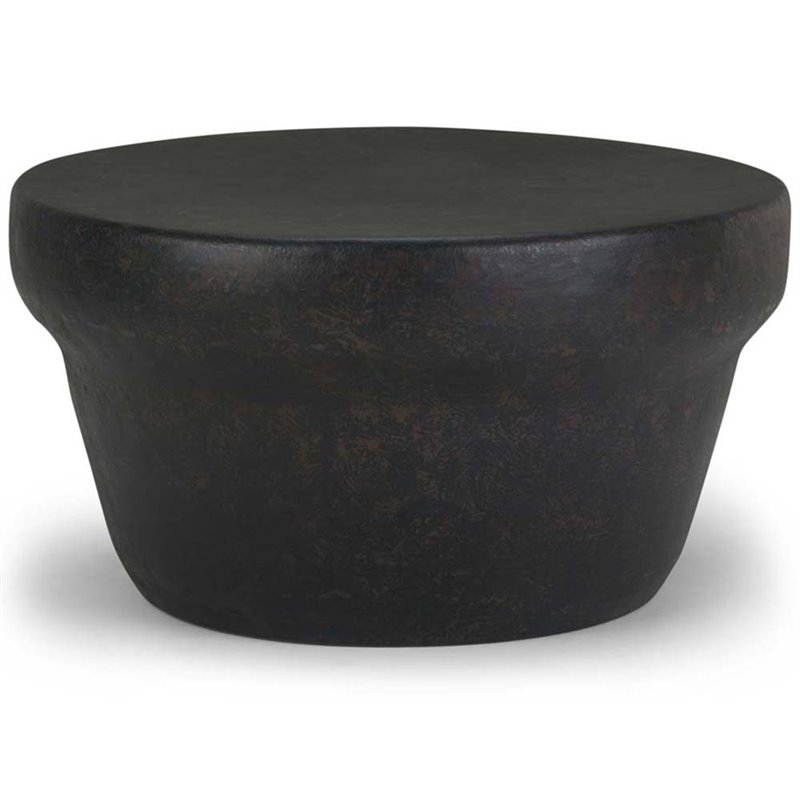 Home Square 3-Piece Set with Coffee Table and 2 Side Tables in Rustic Bronze