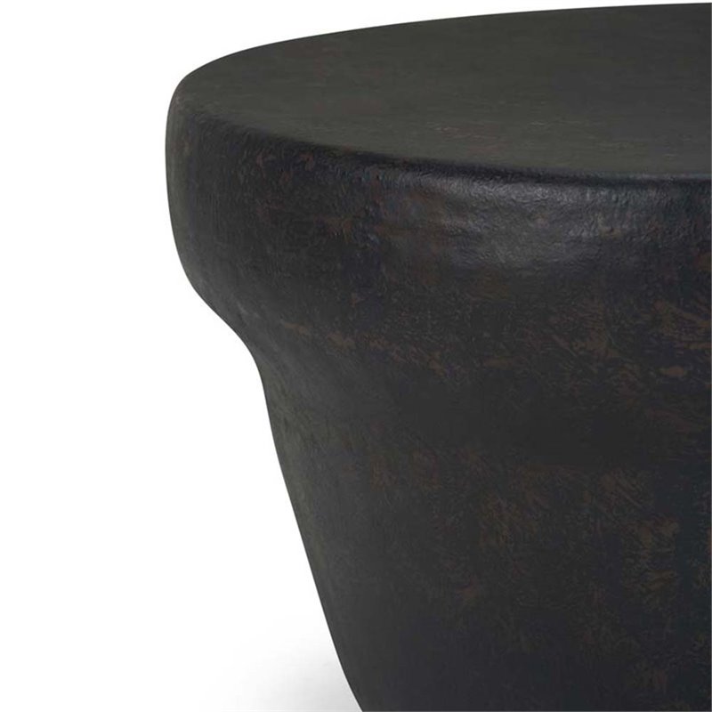 Home Square 3-Piece Set with Coffee Table and 2 Side Tables in Rustic Bronze