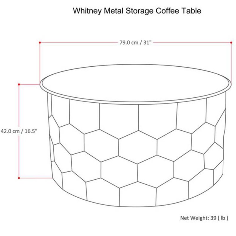 Home Square 3-Piece Set with Coffee Table and 2 Side Tables in Antique Bronze