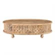 Home Square 2-Piece Set with Coffee Table and Side Table in Natural