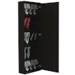 Home Square 2-Piece Set with Shoe Rack & 4 Drawer Dresser in Black
