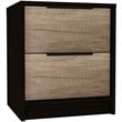 Home Square 2-Piece Set with Night Stand and 5 Drawer Dresser