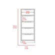 Home Square 2-Piece Set with Night Stand and 5 Drawer Dresser