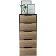 Home Square 2-Piece Set with Night Stand and 5 Drawer Dresser