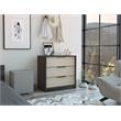 Home Square 2-Piece Set with 3 Drawers Dresser and 5 Drawer Dresser