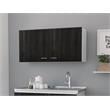 Home Square 2-Piece Set with Lower Microwave Cabinet and Wall Cabinet