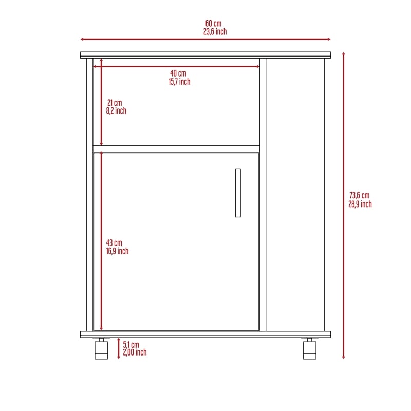 Home Square 2-Piece Set with Lower Microwave Cabinet and Wall Cabinet
