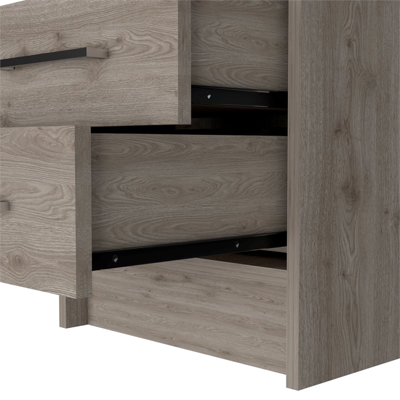Home Square 3-Piece Set with Three Door Armoire and 2 Nightstands