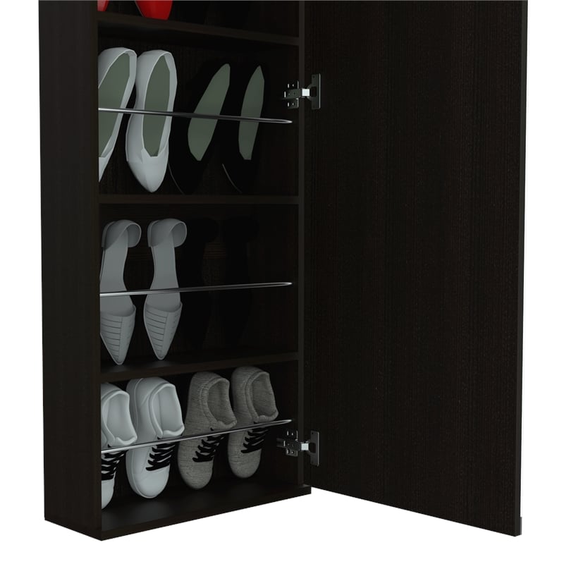Home Square 2-Piece Set with Shoe Rack with Mirror and 3 Drawers Dresser