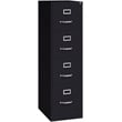 Home Square 2-Piece Set with Mobile Desk & 4 Drawer File Cabinet in Black