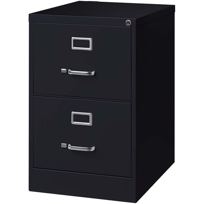 Home Square 2-Piece Set with Mobile Desk and 2 Drawer File Cabinet