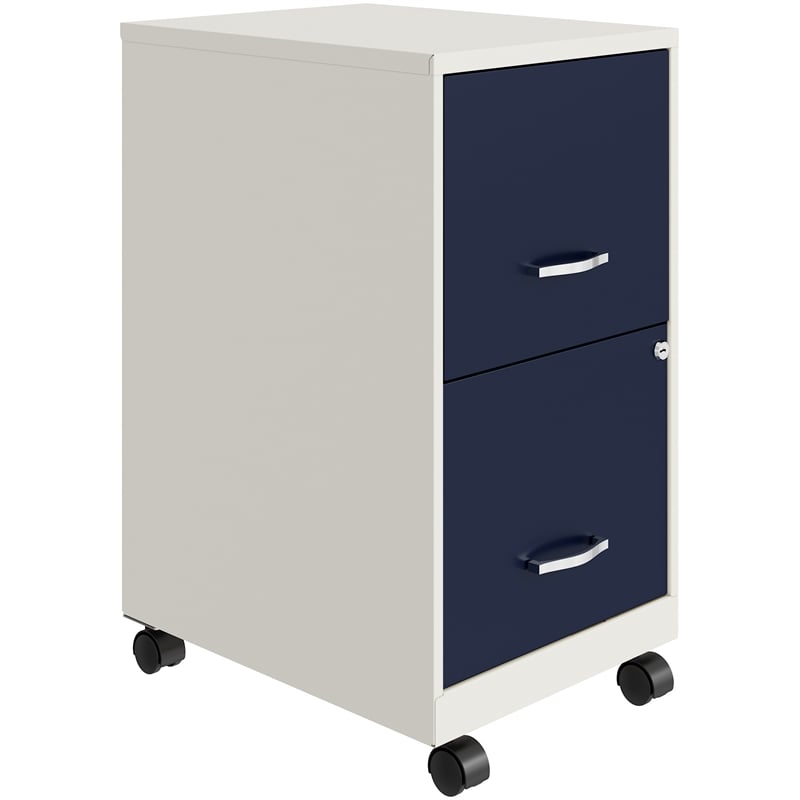 Home Square 2-Piece Set with Mobile Desk & 18