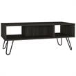 Home Square 2-Piece Set with Bar Cart Cabinet and Coffee Table