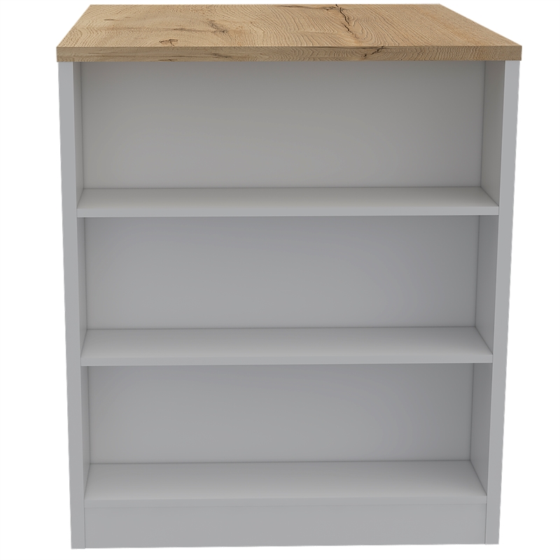 Home Square 2-Piece Set with Kitchen Island and Pantry Cabinet