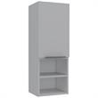 Home Square 2-Piece Set with Linen Bathroom Cabinet and Medicine Cabinet